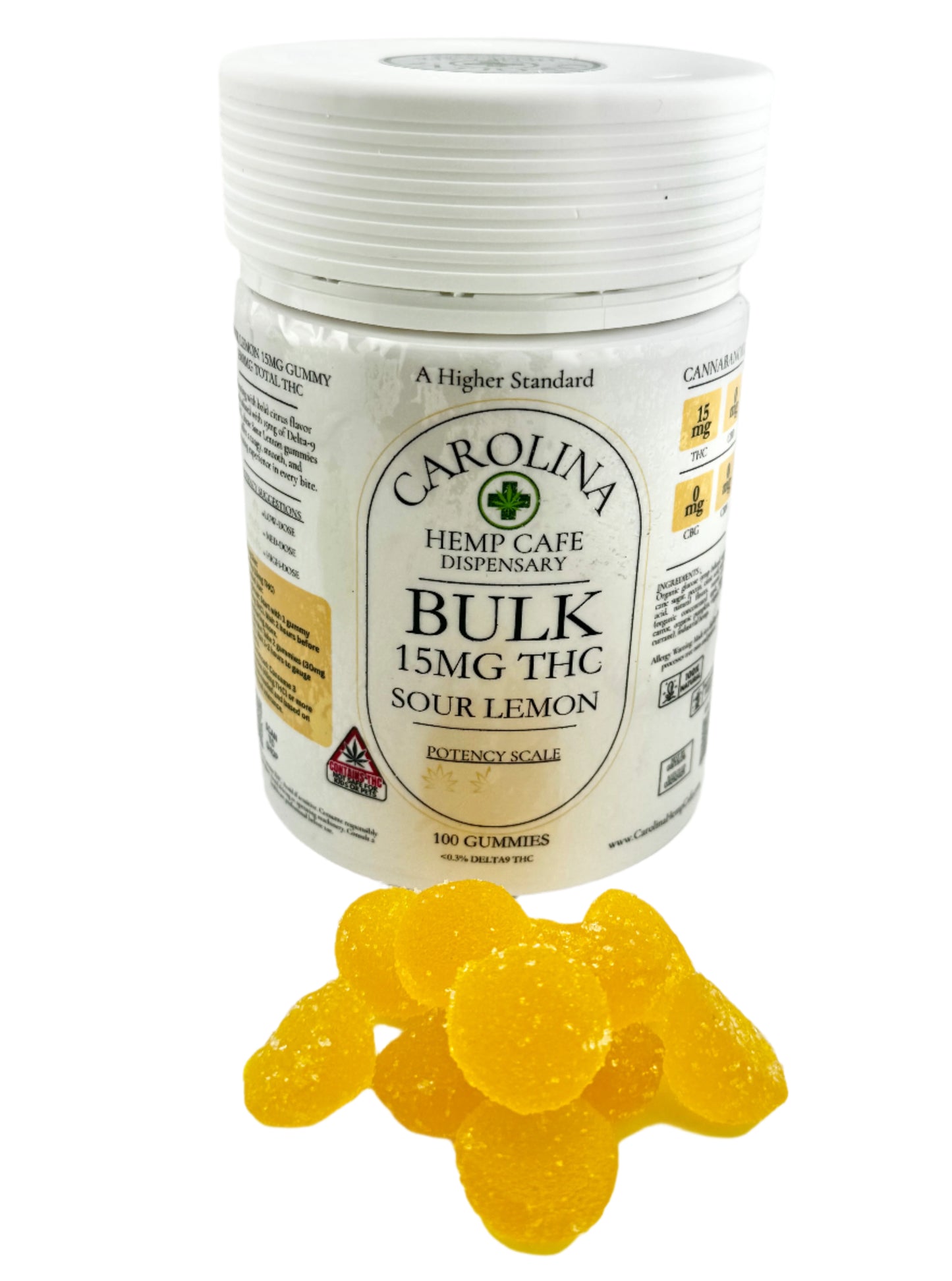 Bulk 15mg Delta-9 THC Gummies – Sour Apple, Sour Lemon, Fruit Punch