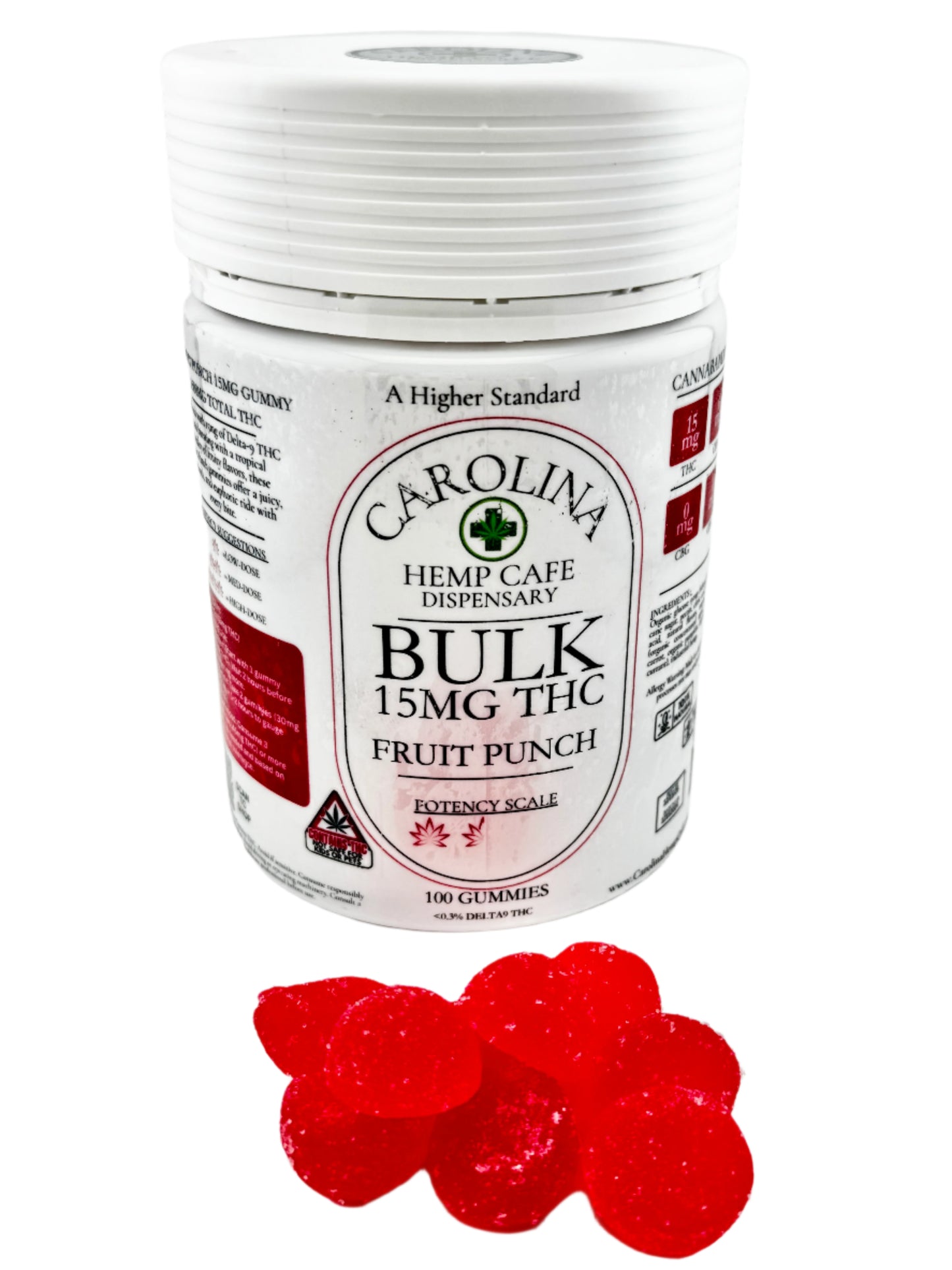 Bulk 15mg Delta-9 THC Gummies – Sour Apple, Sour Lemon, Fruit Punch