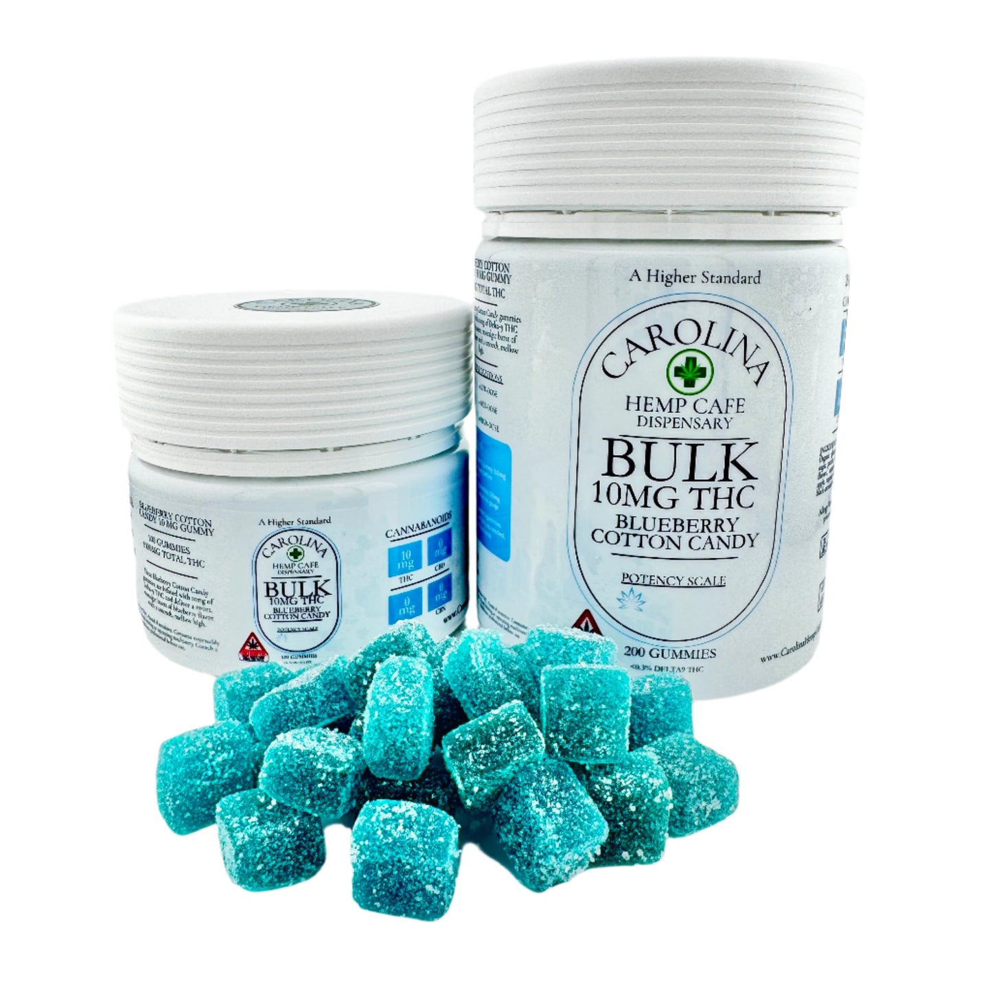 Bulk 10mg THC Gummies – Blueberry, Cherry & Pink Lemonade | Delta-9 Edibles