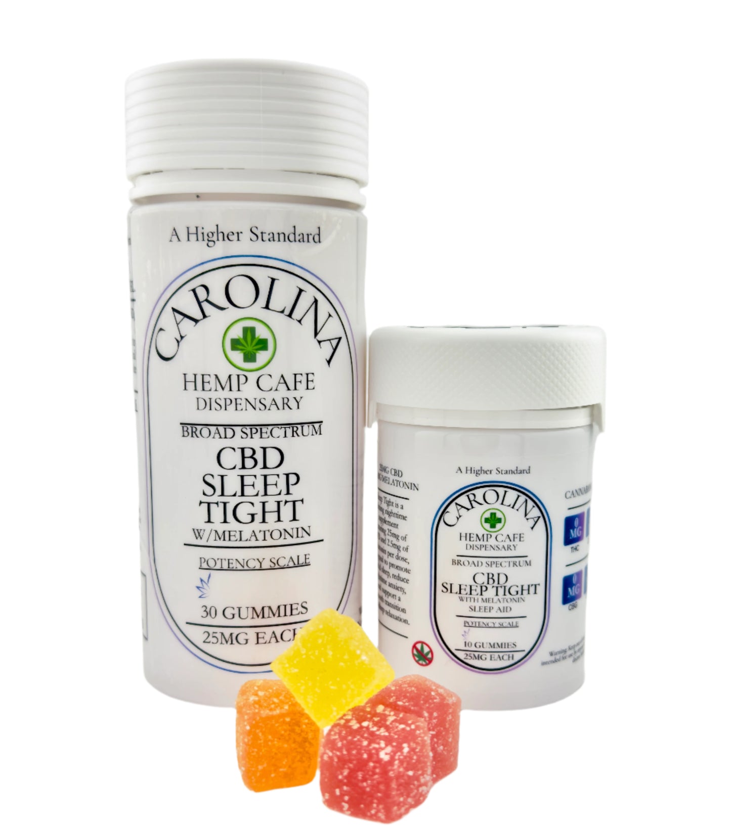 Sleep Tight Broad Spectrum 25mg CBD & Melatonin Gummies
