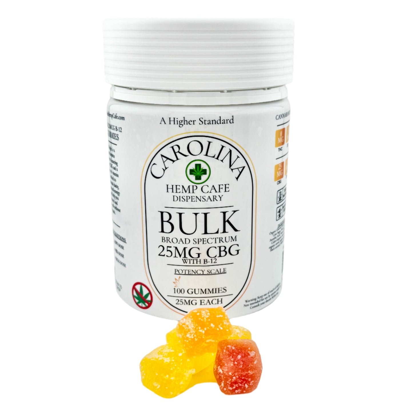 25mg CBG Gummies - Focus & Energy w/ B-12