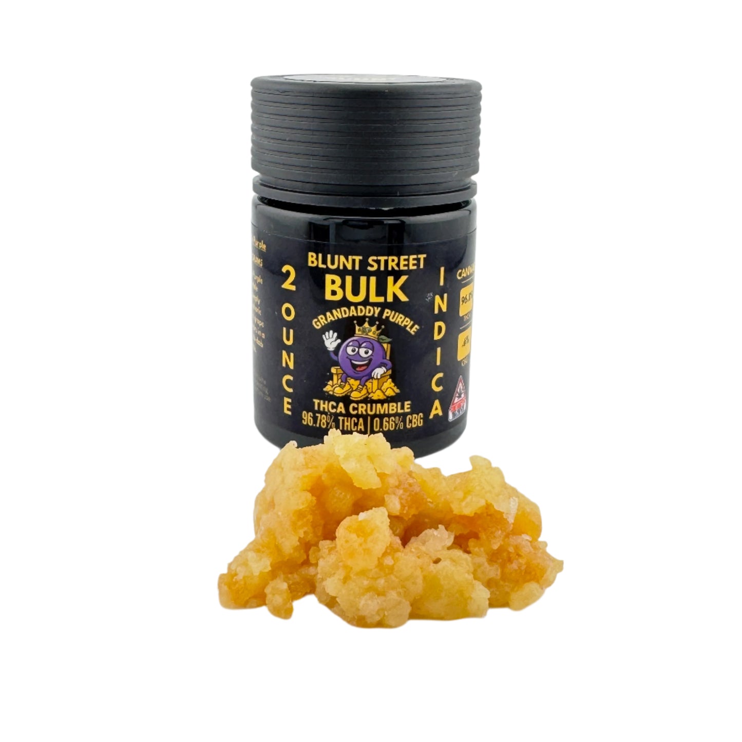 Bulk THCA Crumble – Grand Daddy Purple & Pineapple Express