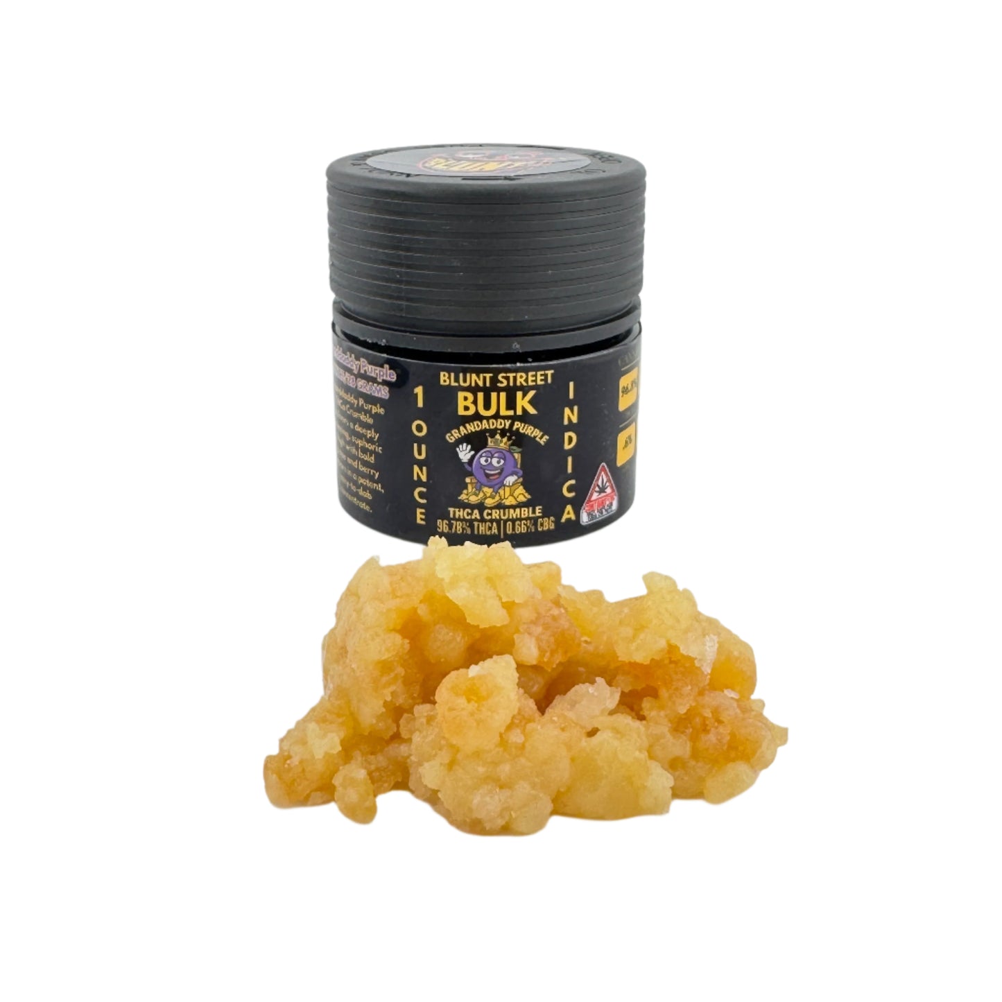Bulk THCA Crumble – Grand Daddy Purple & Pineapple Express