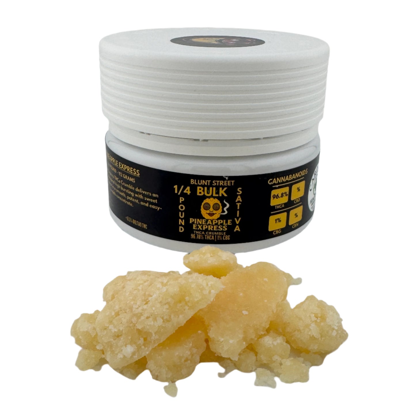 Bulk THCA Crumble – Grand Daddy Purple & Pineapple Express