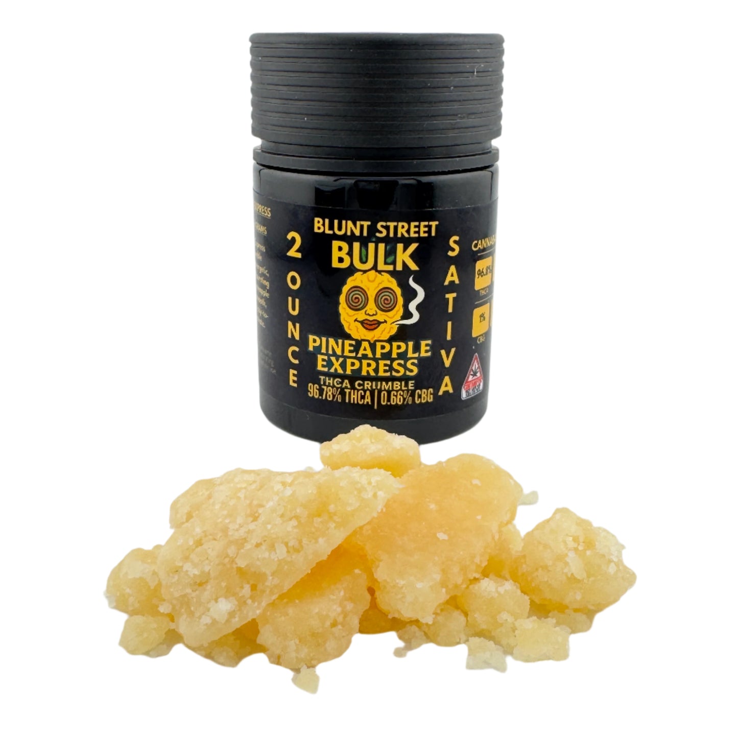Bulk THCA Crumble – Grand Daddy Purple & Pineapple Express
