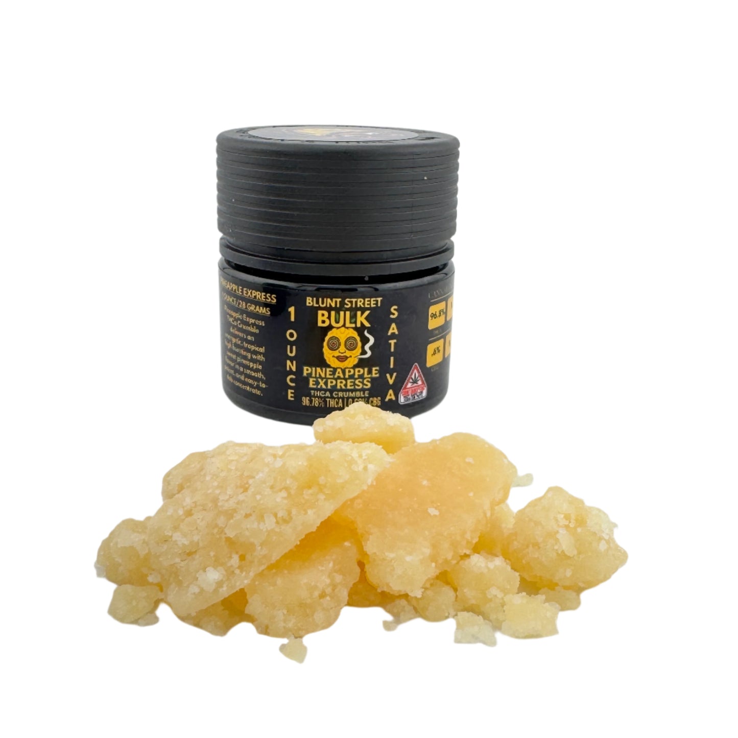 Bulk THCA Crumble – Grand Daddy Purple & Pineapple Express