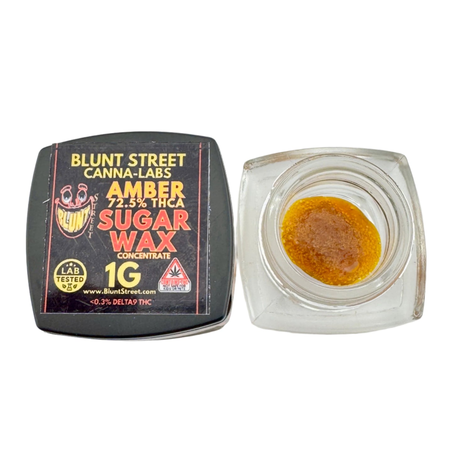 Amber THCA Sugar Wax - 72.5% THCA