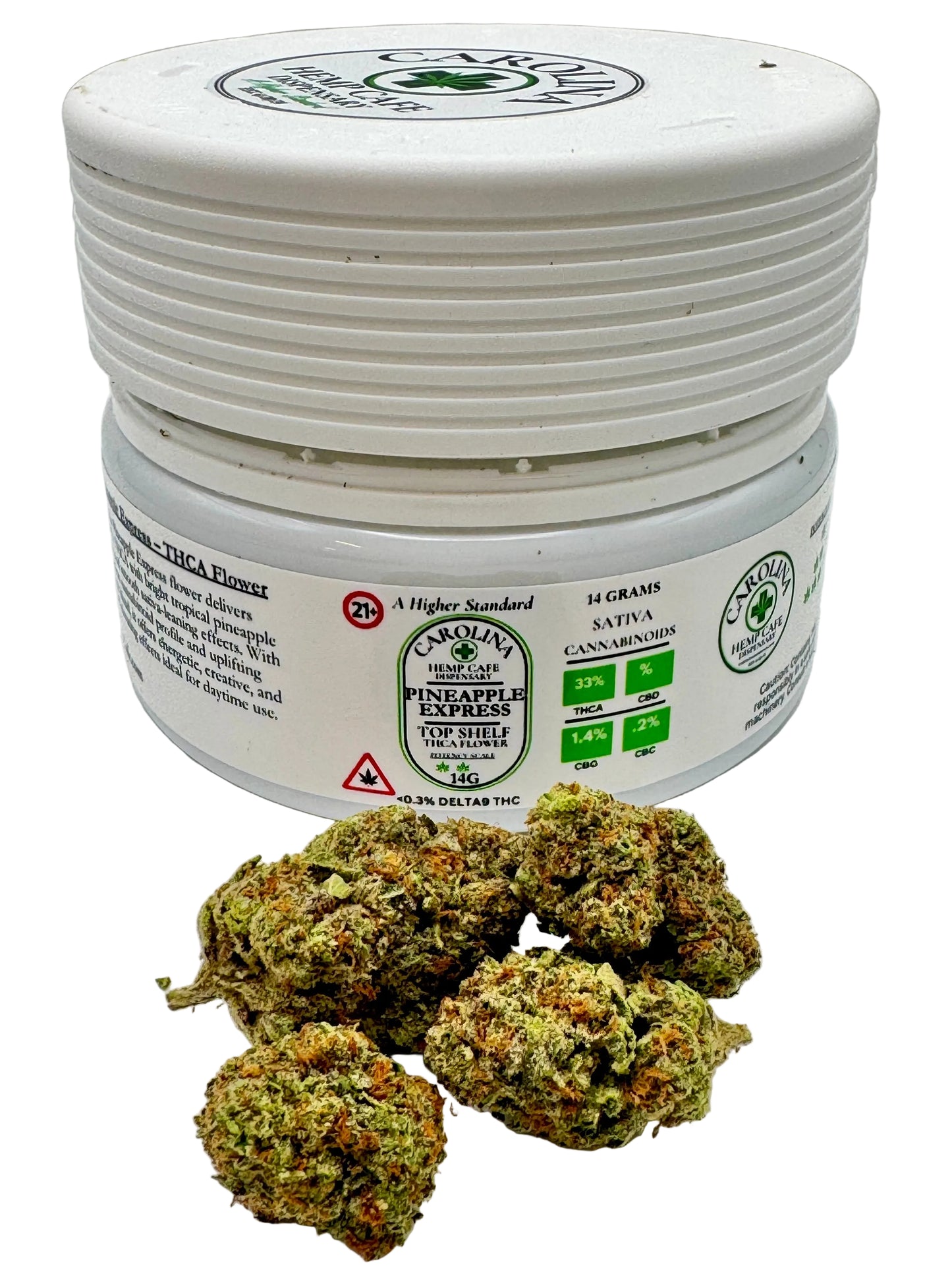 Pineapple Express THCA Flower – 27.6% THCA | Top Shelf Collection