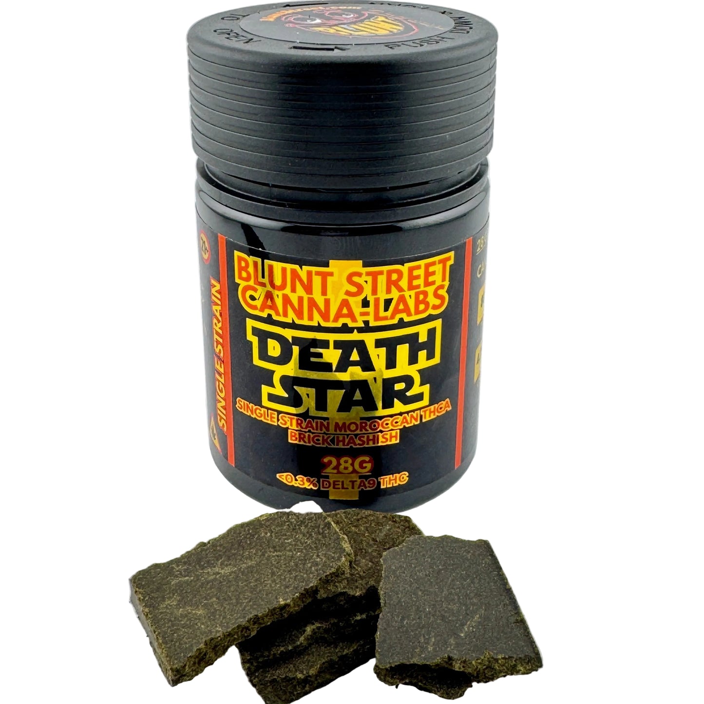 Bulk Death Star Moroccan Brick Hash | Full Spectrum THCA Hash Concentrate