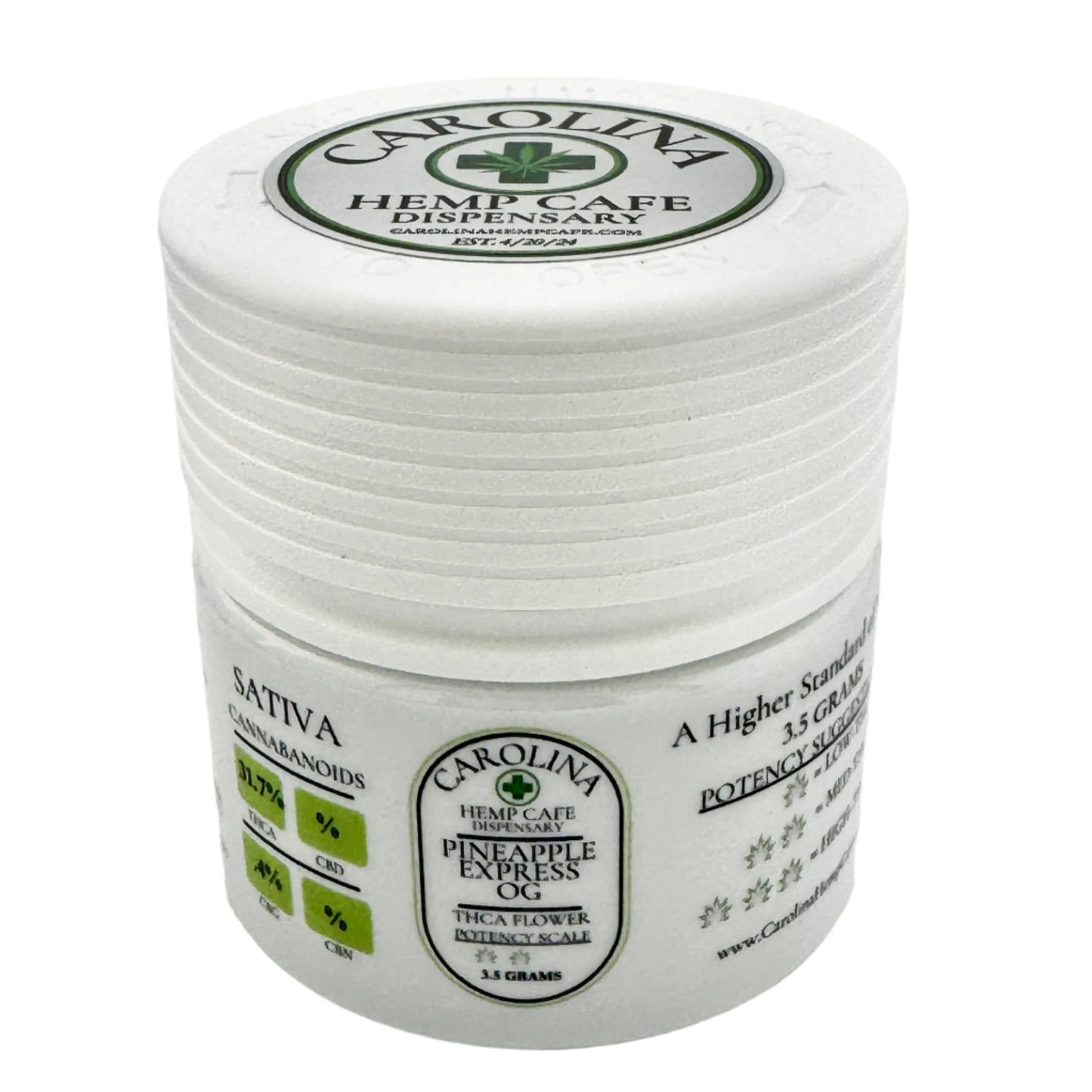 Pineapple OG Express THCA Flower - 32% THCA, Sativa-Dominant Hybrid