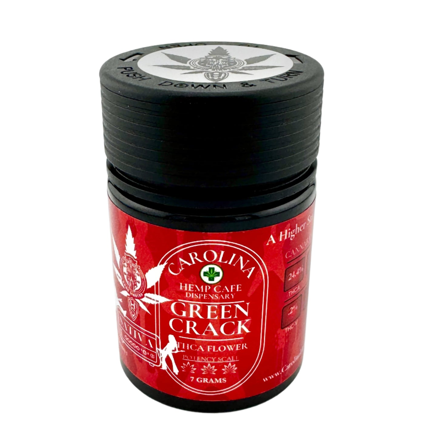 Green Crack THCA Flower - 24.4% THCA, Sativa