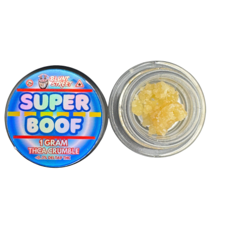 SUPER BOOF 96.2% THCA Crumble, Lab Tested, Solvent-Free