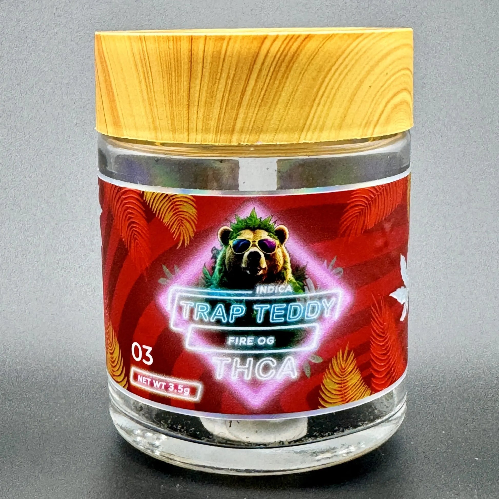 FIRE OG - by Trap Teddy Indica THCA Cannabis Delta-9 Indoor-Grown Top Shelf Flower Trap Teddy