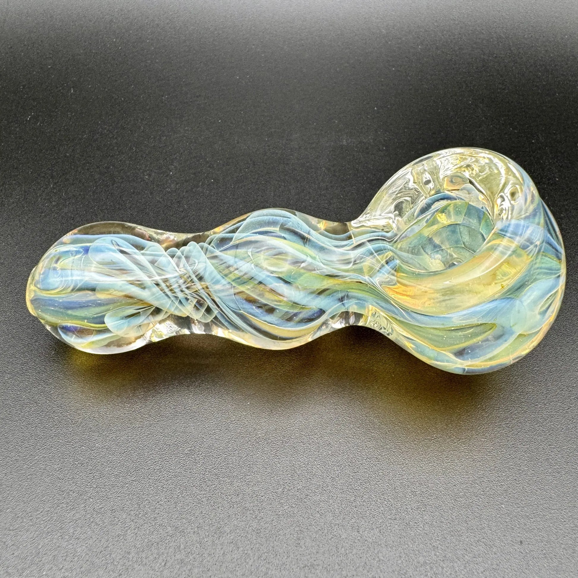 4" Tobacco Smoking Glass Pipe Collectible Handmade Pipes with Case Blunt Street