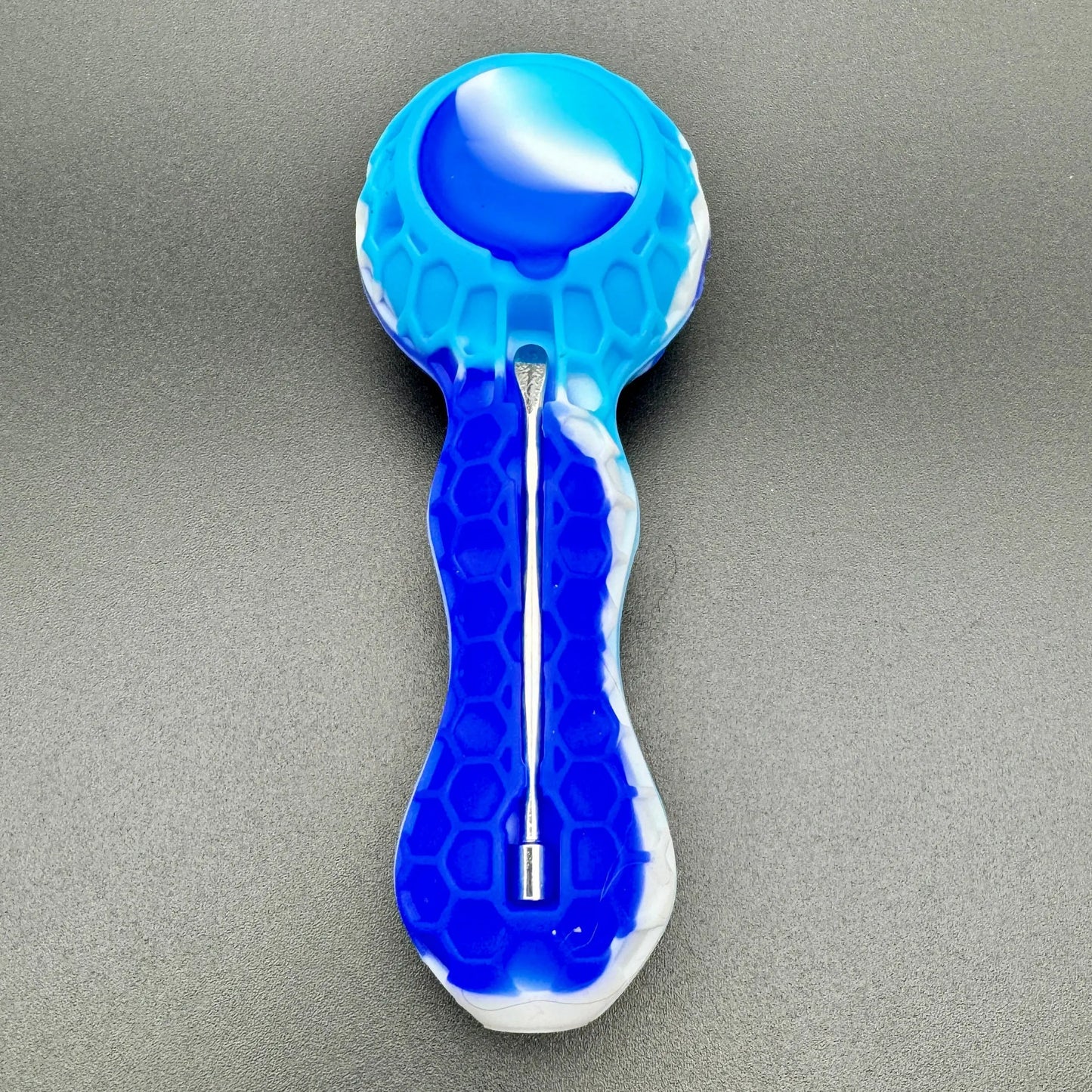 4" Tobacco Smoking Silicone Pipe with Glass Bowl Blunt Street