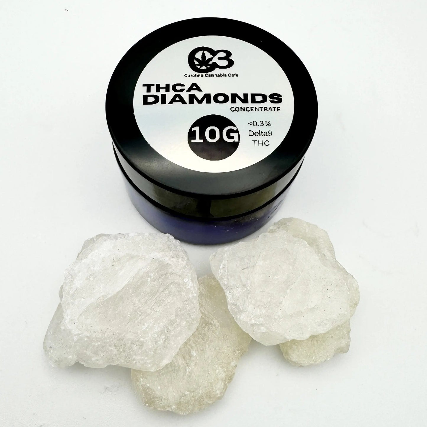 99.47% THCA Diamonds Concentrate, Pure Odorless and Tasteless, Easy to crush!  Snowcap your bowl!  Get Higher! Pure D9 THC, 100% NATURAL! Blunt Street