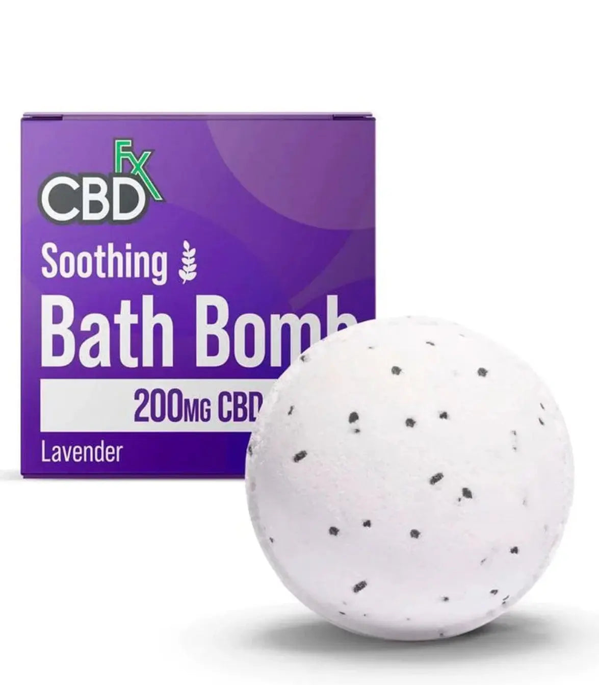 Lavender - Calming 200mg CBD Bath Bomb by CDBfx CBDfx