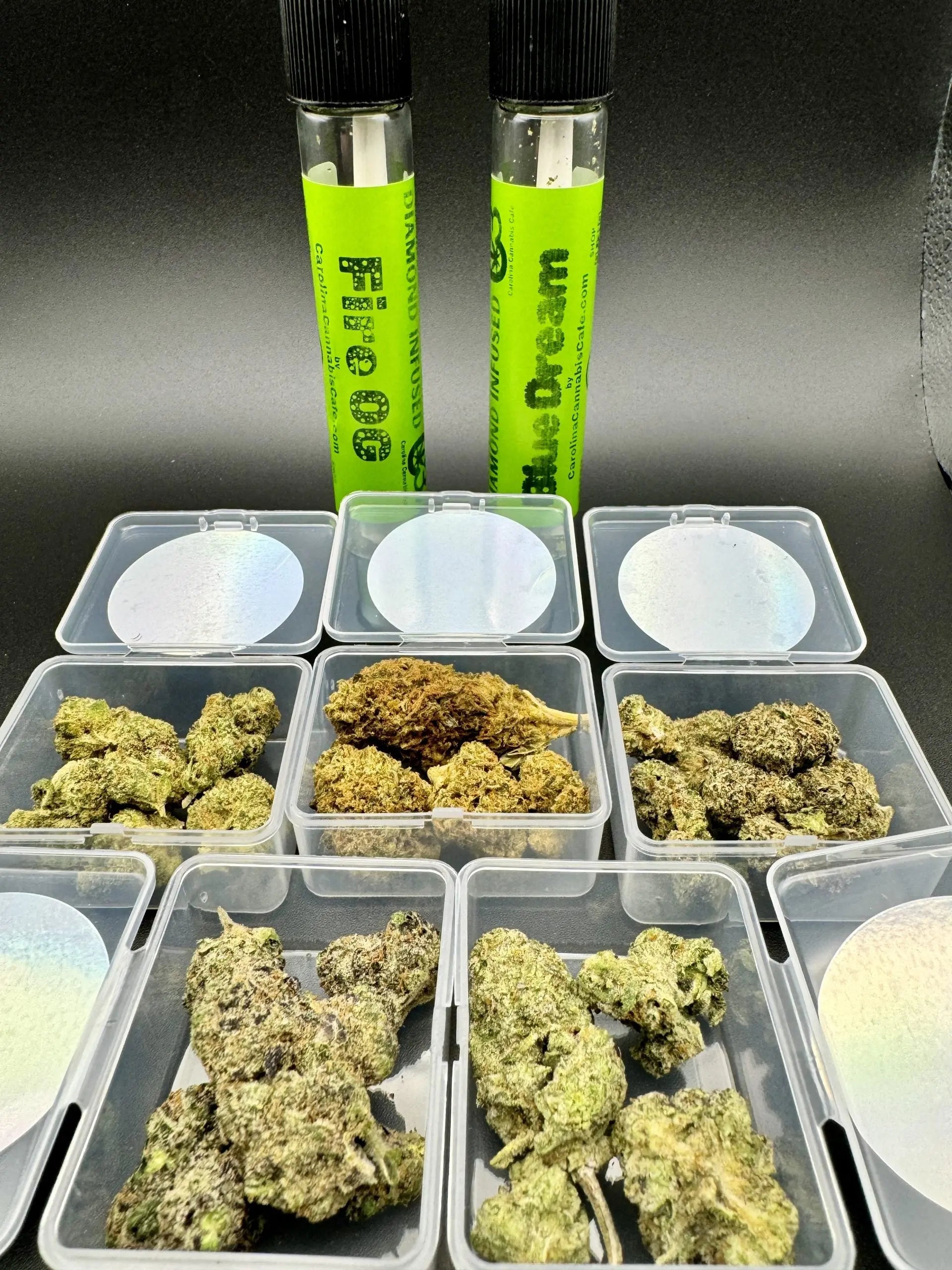 "The Tackle Box" - An Assortment of THCa Flower and Pre-Rolls Carolina Hemp Cafe