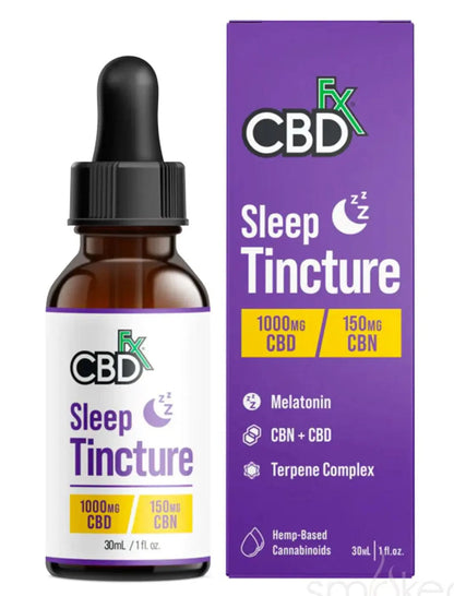 CBD + CBN Sleep Oil Tincture 1000mg CBD/150mg CBN/Melatonin by CBDfx CBDfx