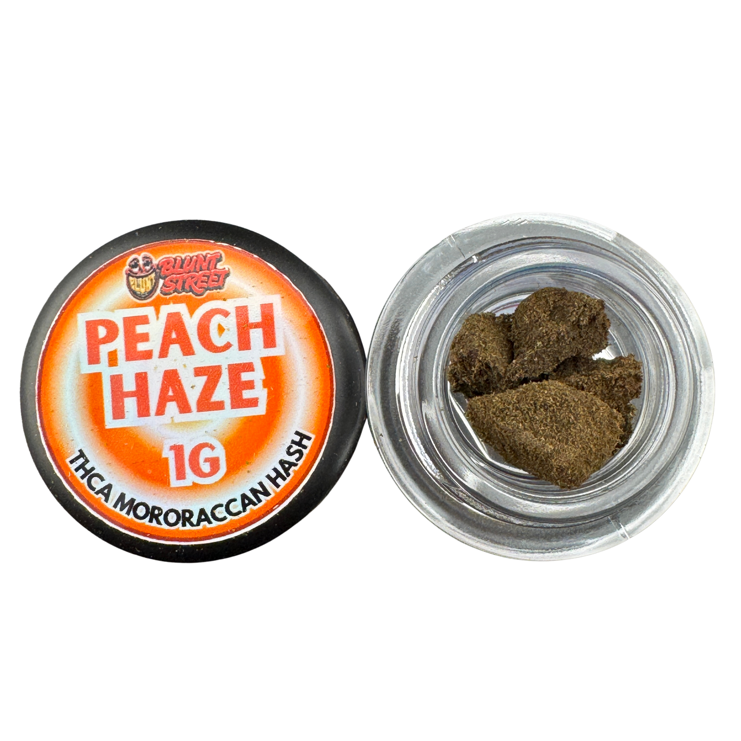 Peach Haze THCA Moroccan Brick Hash | Premium Pressed Hash