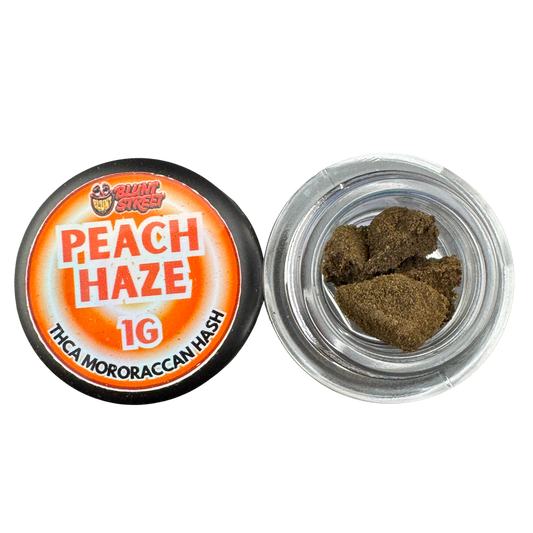 Peach Haze THCA Moroccan Brick Hash | Premium Pressed Hash