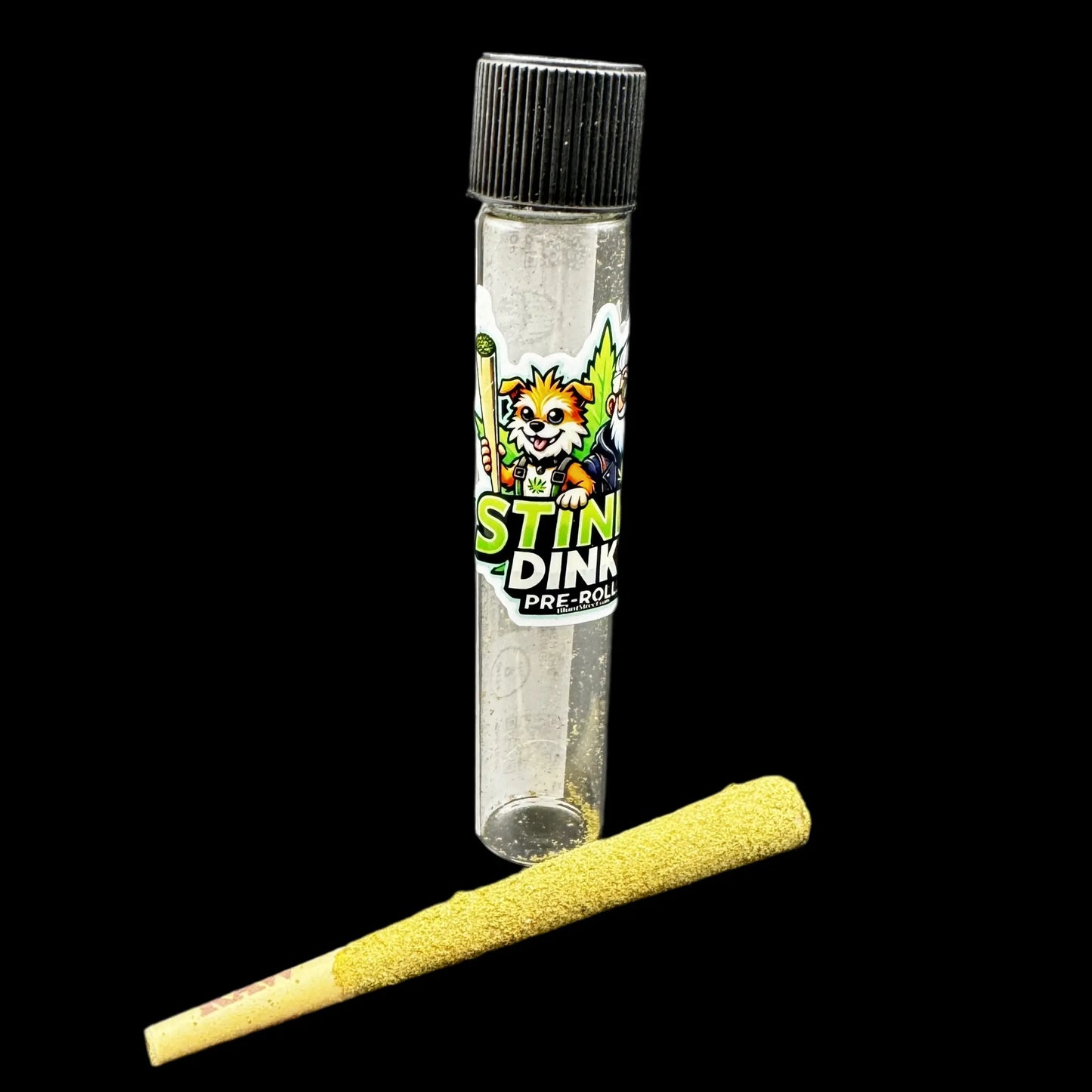 Stinky Dinky's Double Infused Pre-Roll - King Size 1.25G 109mm, Infused Inside and Out with THCA Diamonds, Kief and Sugar Wax Product vendor Pre-Roll  Carolina Hemp Cafe