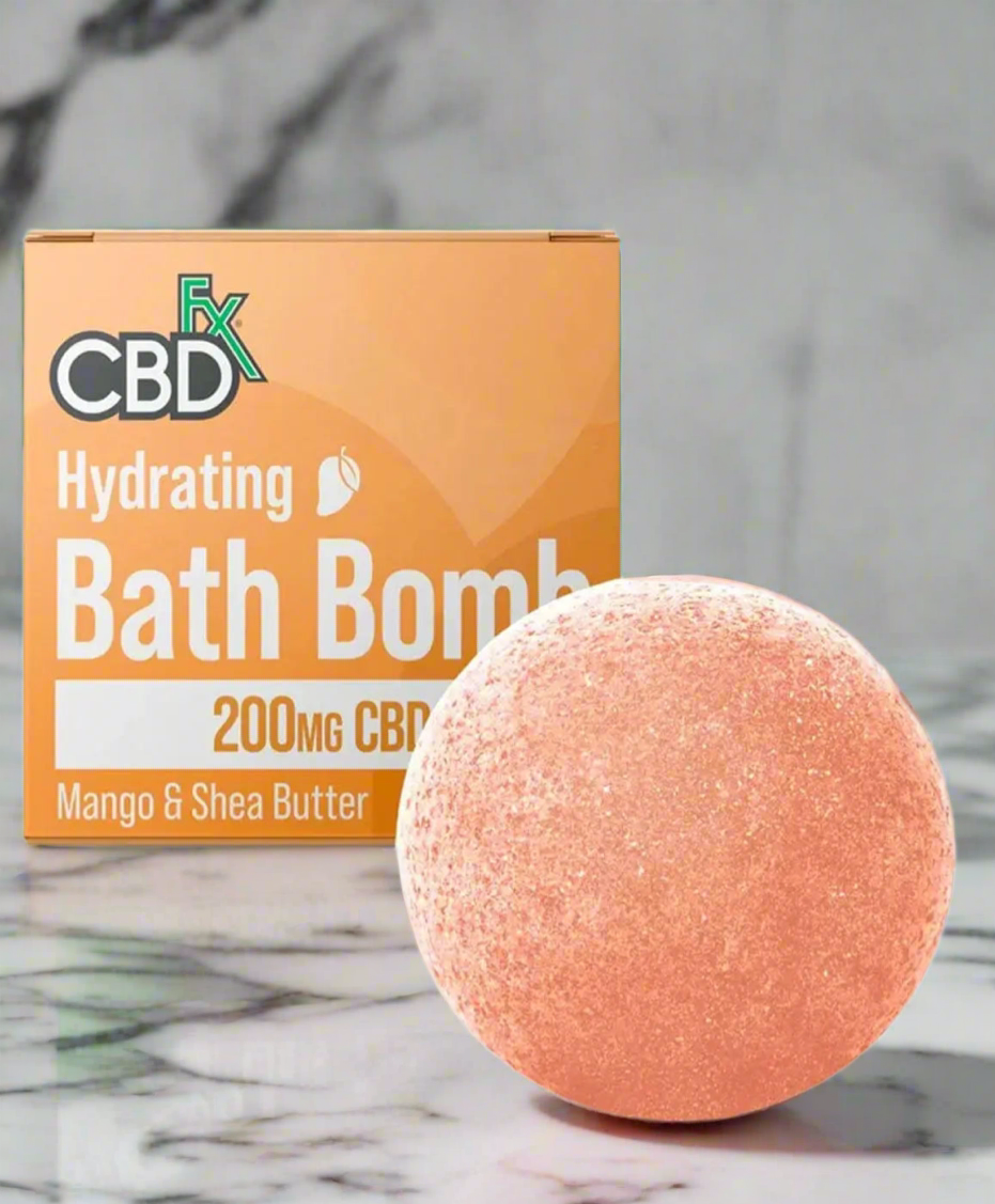 200mg CBD Bath Bomb - Mango Shea Butter by CBDfx