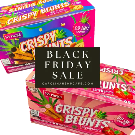 Black Friday Bundle: Crispy Blunt BOGO – Buy One 10 Pack Box, Get One Free! Product vendor Edible Gummy  Carolina Hemp Cafe