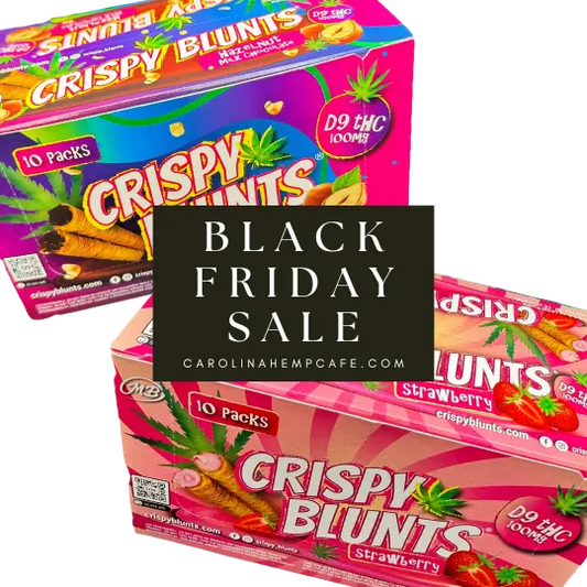 Black Friday Bundle: Crispy Blunt BOGO – Buy One 10 Pack Box, Get One Free! Product vendor Edible Gummy  Carolina Hemp Cafe