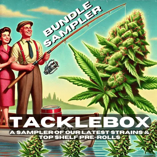 Sampler Bundle: Tackle Box - An Assortment of THCa Flower and Pre-Rolls Product vendor Combo Packs  Carolina Hemp Cafe