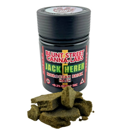 Jack Herer THCA Moroccan Brick Hash | 75% THCA | CDT Infused | Sativa