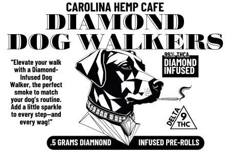 Pre-Rolls - Diamond Dog Walkers: THCA Diamond Infused