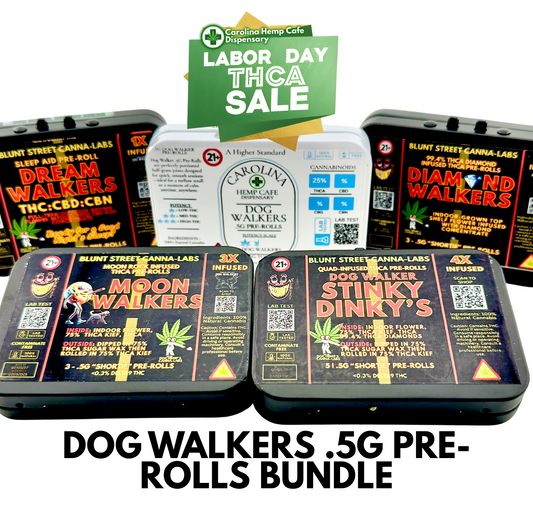 Labor Day THCA Sale: Dog Walkers Bundle | THCA Pre-Rolls – Infused & Classic