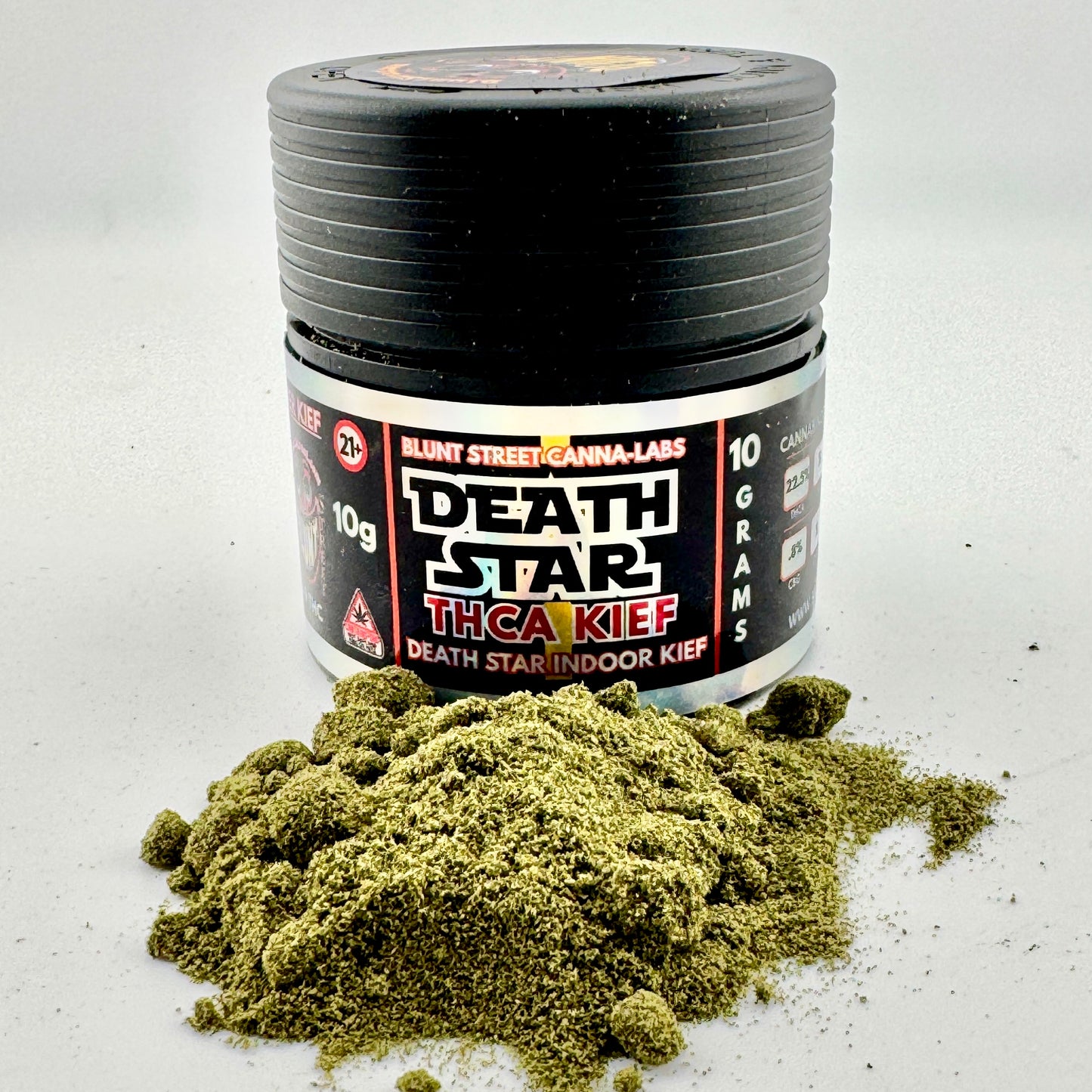 Death Star THCA Kief (Indica) | 80% THCA Concentrate
