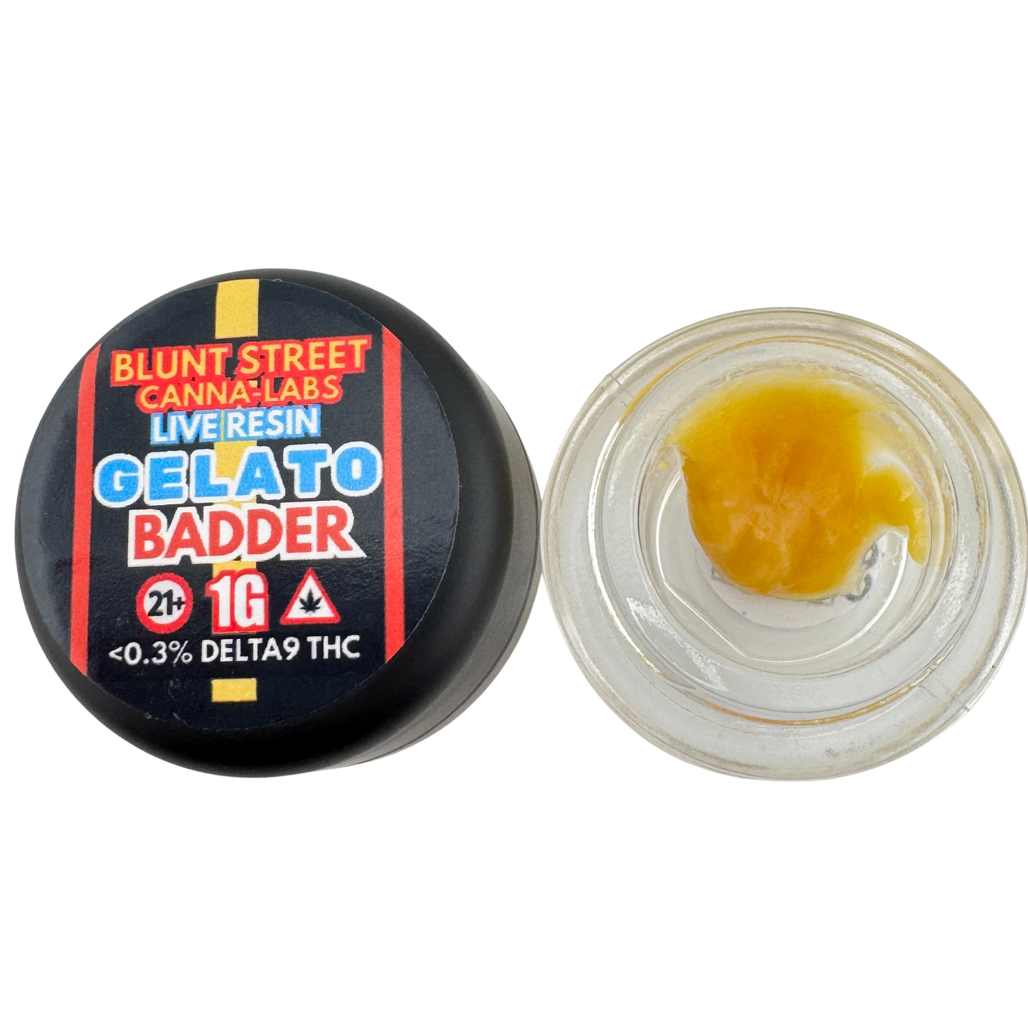 THCA Live Resin Badder Gelato | 81% THCA | Full Spectrum