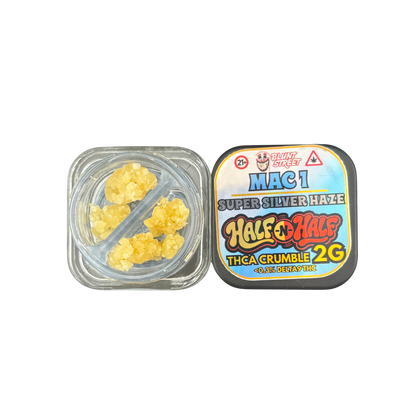 HALF & HALF Bundle| 2G THCA Crumble and Live Resin | 2 Strain Concentrate Combo | Blunt Street