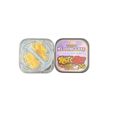 HALF & HALF Bundle| 2G THCA Crumble and Live Resin | 2 Strain Concentrate Combo | Blunt Street