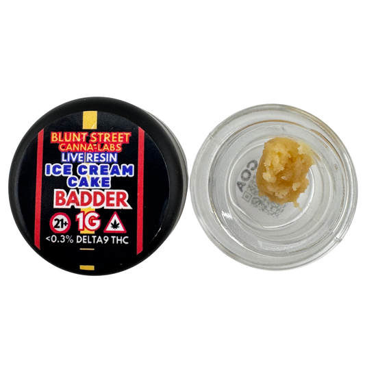 Ice Cream Cake THCA Live Resin Badder | 83% THCA | 2.2% CBN