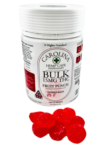 Bulk 15mg Delta-9 THC Gummies – Sour Apple, Sour Lemon, Fruit Punch