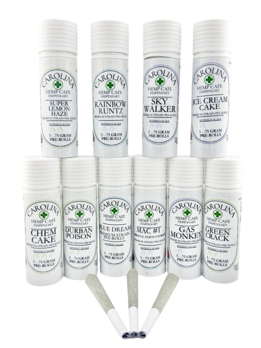 THCA Pre-Rolls - Premium Strain-Specific 3-Pack