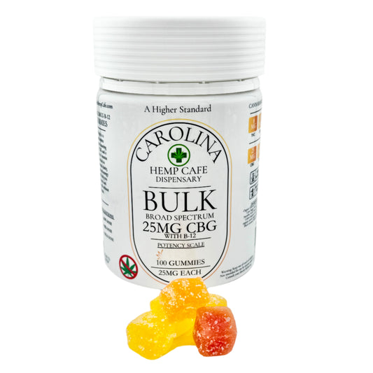Bulk 25mg CBG Gummies – Focus & Energy w/ B-12