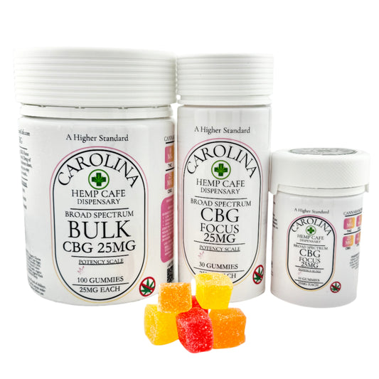 CBG Focus 25mg Gummies — Pure CBG for Mental Clarity