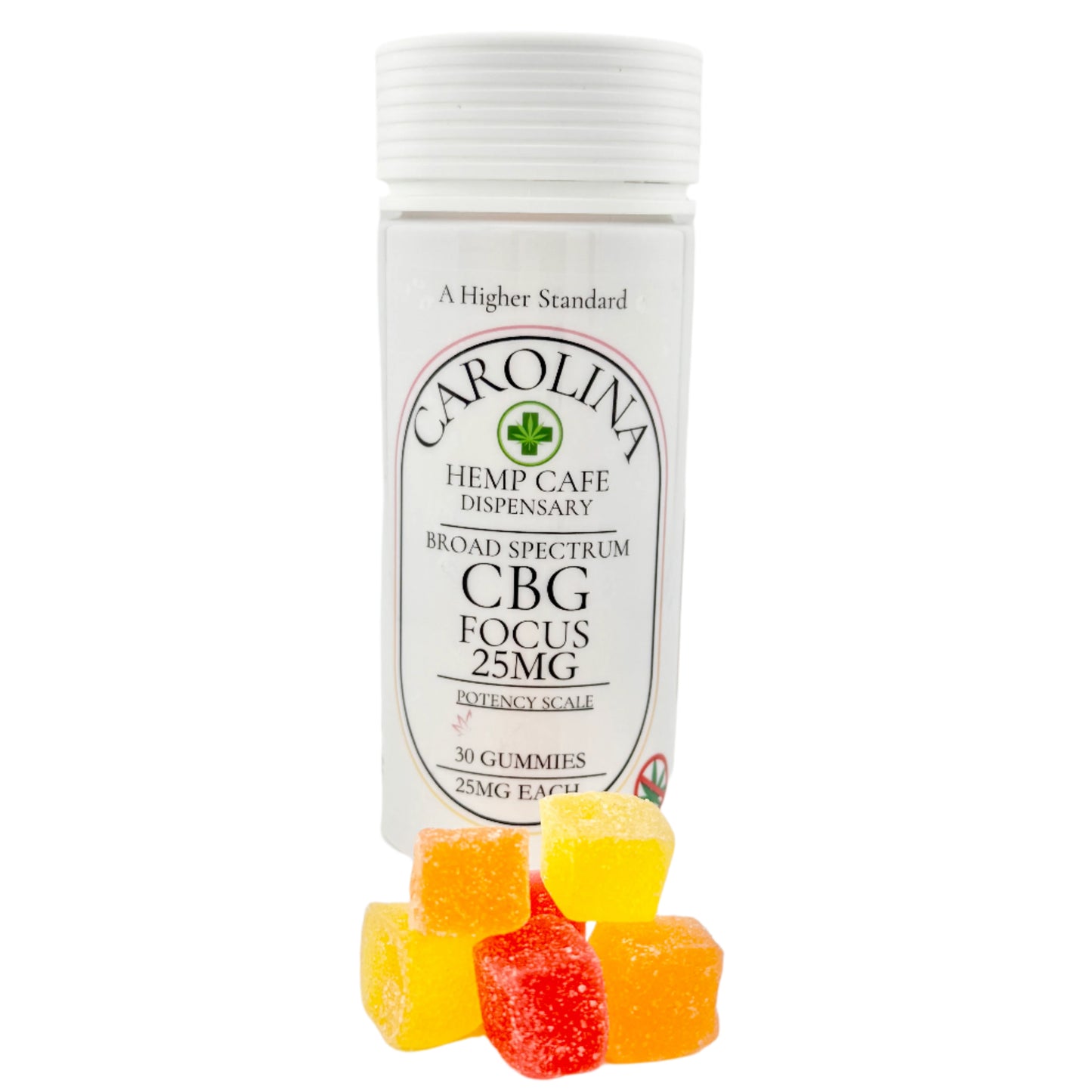 CBG Focus 25mg Gummies — Pure CBG for Mental Clarity