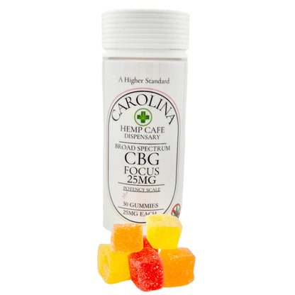 CBG Focus 25mg Gummies — Pure CBG for Mental Clarity