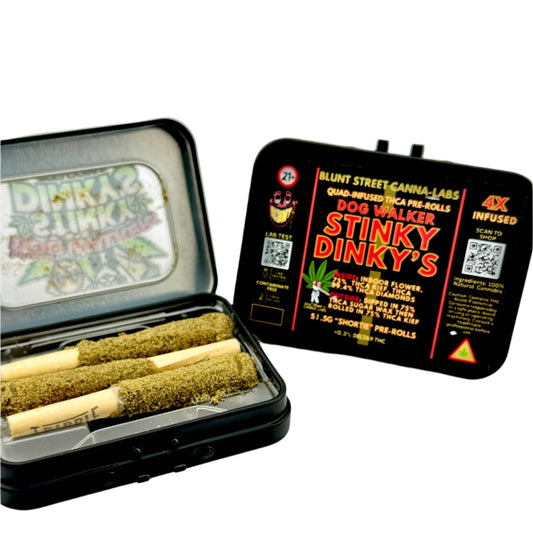 THCA Pre-Rolls - Stinky Dinky's Double-Infused Pre-Rolls, 3 Sizes!