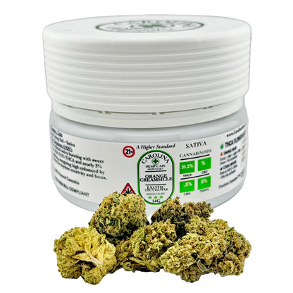 Orange Creamsicle THCA Flower – 31.2% Sativa, 5% Terpenes