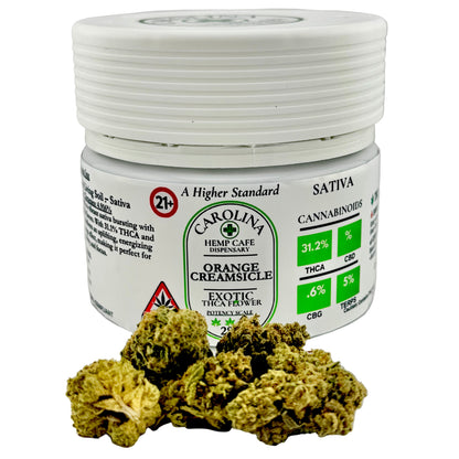 Orange Creamsicle THCA Flower – 31.2% Sativa, 5% Terpenes