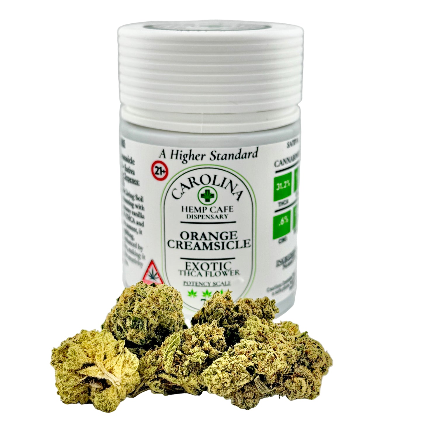 Orange Creamsicle THCA Flower – 31.2% Sativa, 5% Terpenes