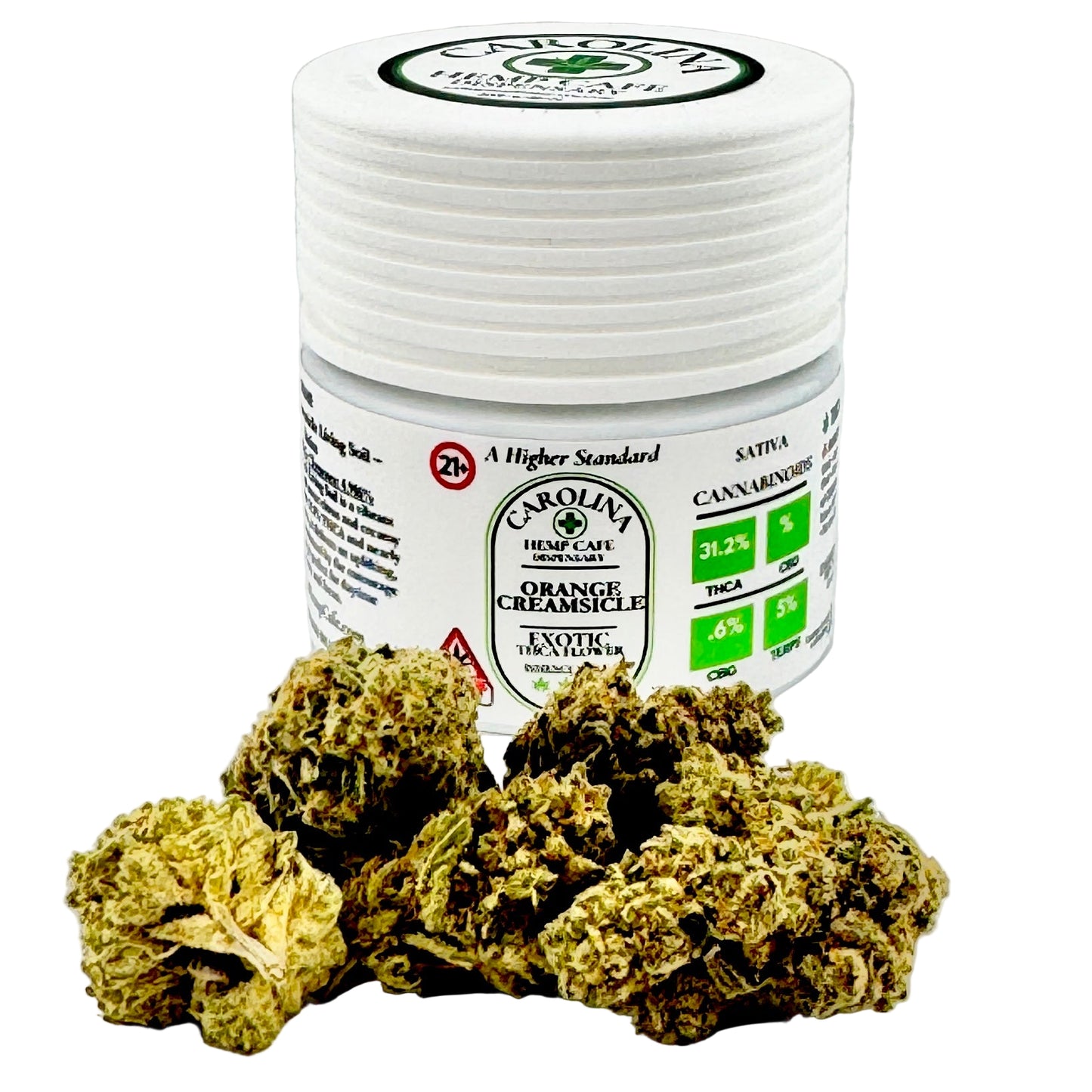 Orange Creamsicle THCA Flower – 31.2% Sativa, 5% Terpenes