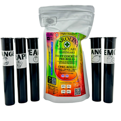 THCA Pre-Rolls - Fruit Cocktail 0.75g 5-Pack